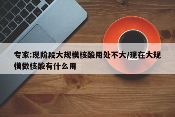 专家:现阶段大规模核酸用处不大/现在大规模做核酸有什么用